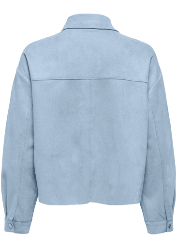 JULLE L/S FAKE SUEDE SHIRT