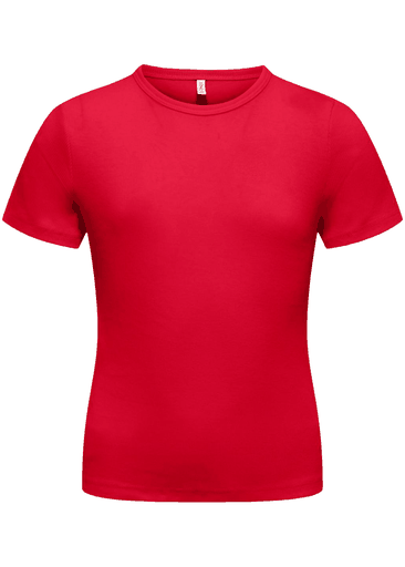 Lucky S/S O-Neck Top