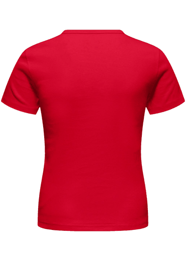 Lucky S/S O-Neck Top