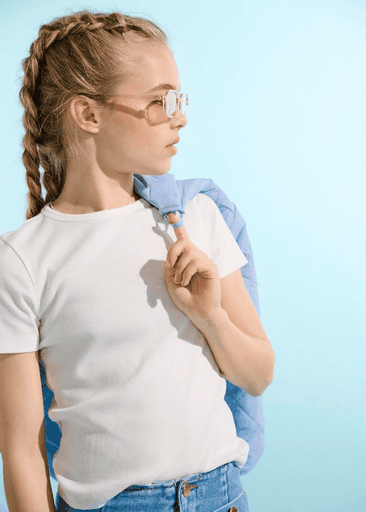 Lucky S/S O-Neck Top