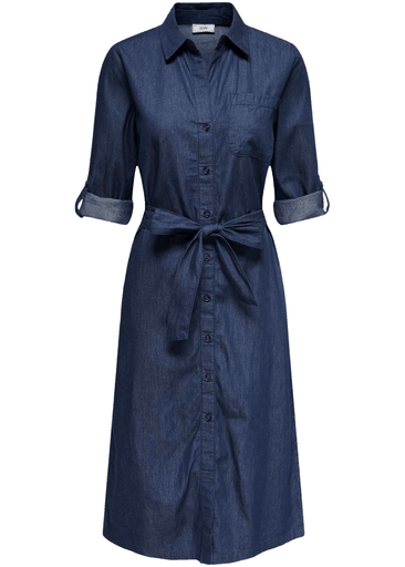 Kai 3/4 Midi Shirt Dress Wvn Dia