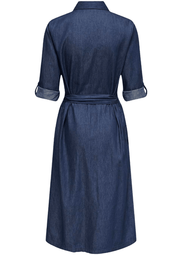 Kai 3/4 Midi Shirt Dress Wvn Dia