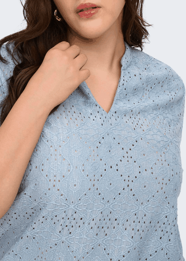 HELLEN S/S V-NECK BLOUSE