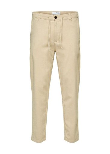 SLIM TAPE BRODY LINEN PANT