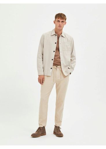 SLIM TAPE BRODY LINEN PANT