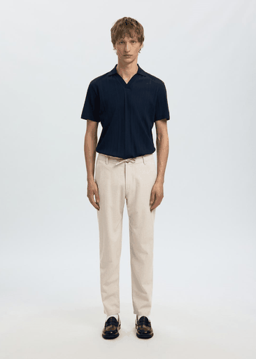 SLIM TAPE BRODY LINEN PANT