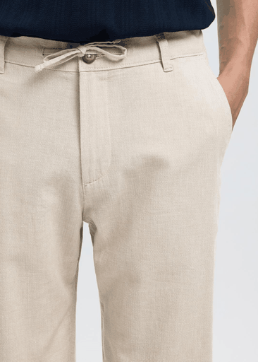 SLIM TAPE BRODY LINEN PANT