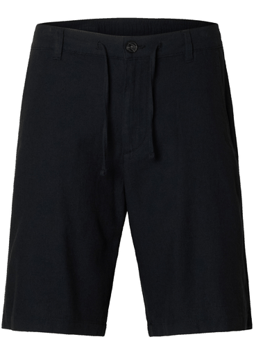 REGULAR-BRODY LINEN SHORTS