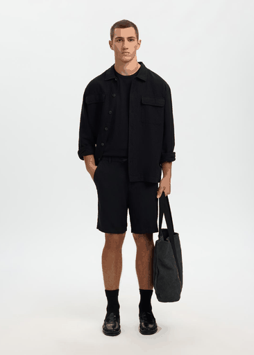 REGULAR-BRODY LINEN SHORTS