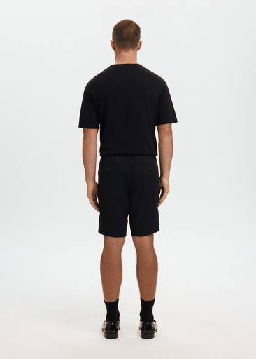 REGULAR-BRODY LINEN SHORTS