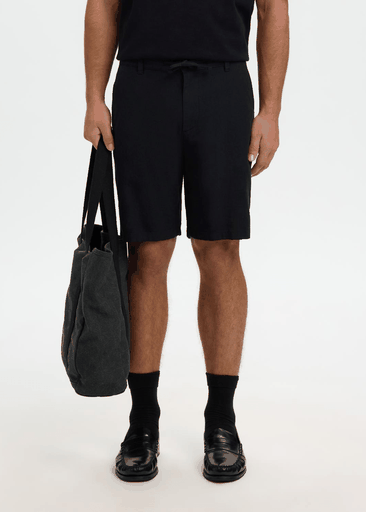 REGULAR-BRODY LINEN SHORTS