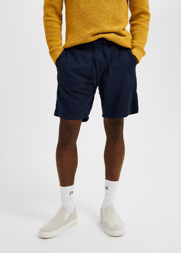 REGULAR-BRODY LINEN SHORTS