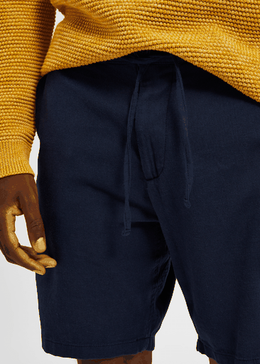 REGULAR-BRODY LINEN SHORTS