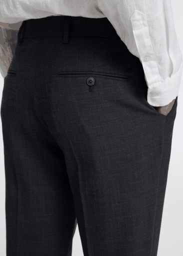 SLIM-OASIS LINEN TROUSERS SLIM-OASIS LINEN TROUSERS