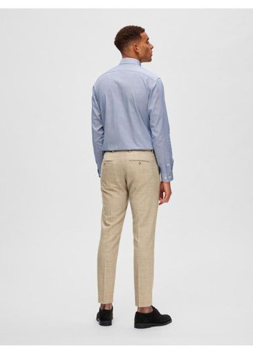SLIM-OASIS LINEN TROUSERS