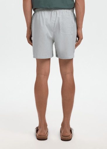 Cooper-Seersucker Swimshorts