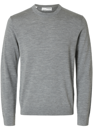 TRAY LS KNIT MERINO CREW NECK