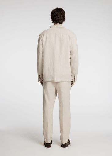 LEROY LINEN BLEND OVERSHIRT LS LEROY LINEN BLEND OVERSHIRT LS