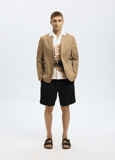 REGULAR-LEROY PLEAT SHORTS