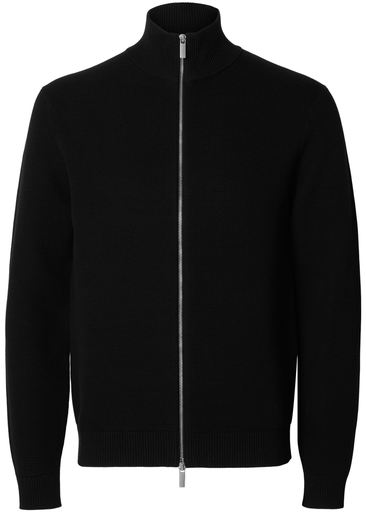 DANE LS KNIT STRUCTURE FULL ZIP