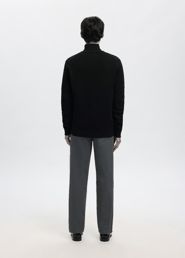 DANE LS KNIT STRUCTURE FULL ZIP