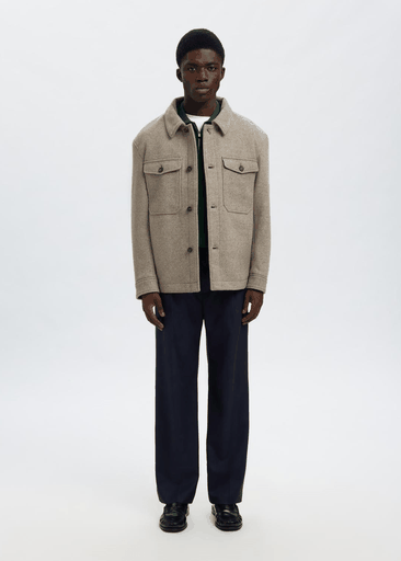 MITCH WOOL BLEND SHACKET