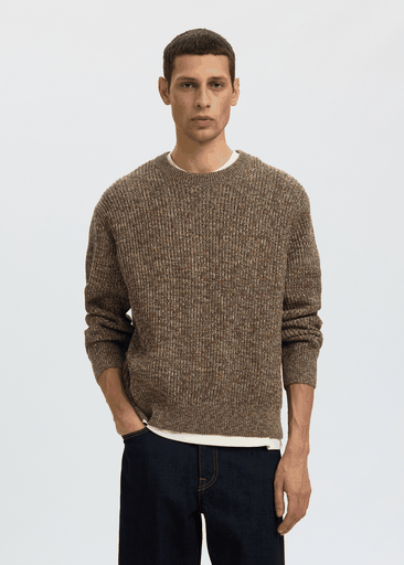 TILUM LS KNIT RLX CREW NECK