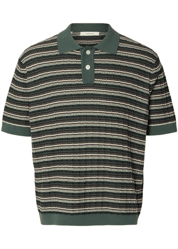 DANE SS KNIT COLOR STRUCTURE POLO