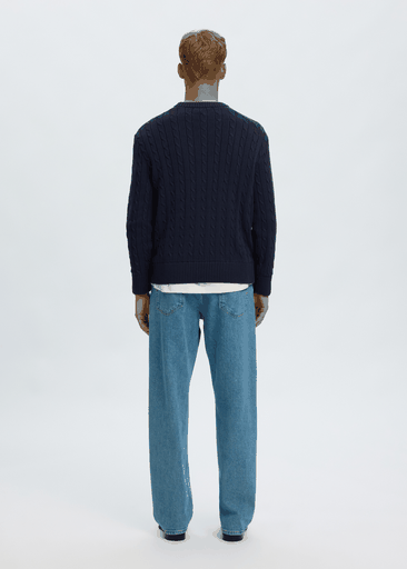 BRAUN KNIT CABLE CREW