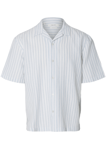 REGCLAY LINEN BLEND SS SHIRT RESORT