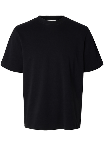 TAJ MID WGT PEACH SS O-NECK TEE