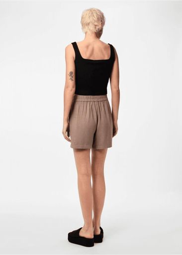 VINSTY HW LINEN SHORTS VINSTY HW LINEN SHORTS