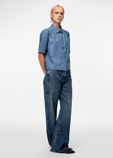 MAG SS DENIM SHIRT MAG SS DENIM SHIRT