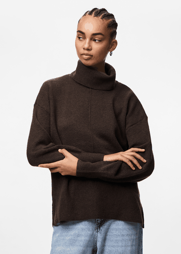 MALOU LS ROLLNECK KNIT