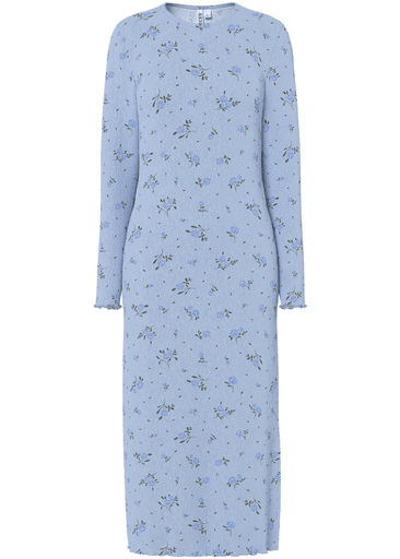 FLORA LS MIDI DRESS