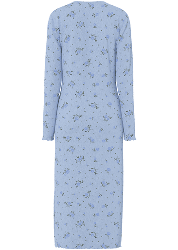 FLORA LS MIDI DRESS