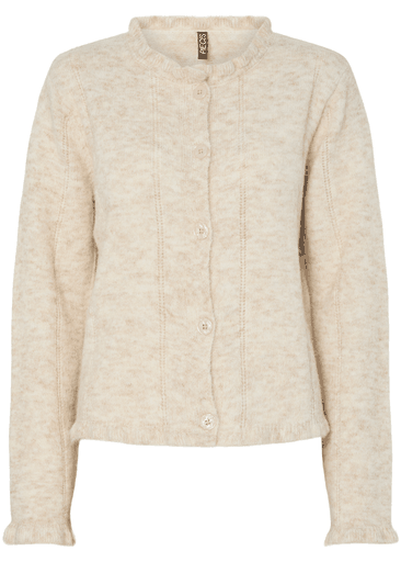 JASMIJN LS O-NECK KNIT CARIDGAN