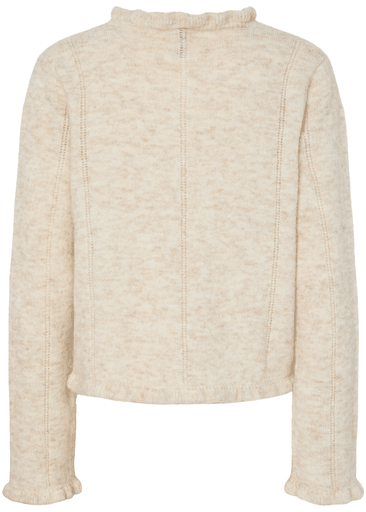 JASMIJN LS O-NECK KNIT CARIDGAN