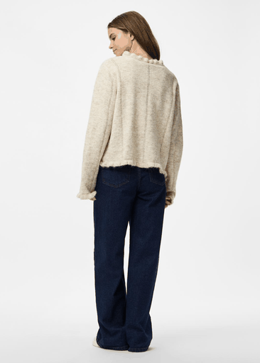 JASMIJN LS O-NECK KNIT CARIDGAN