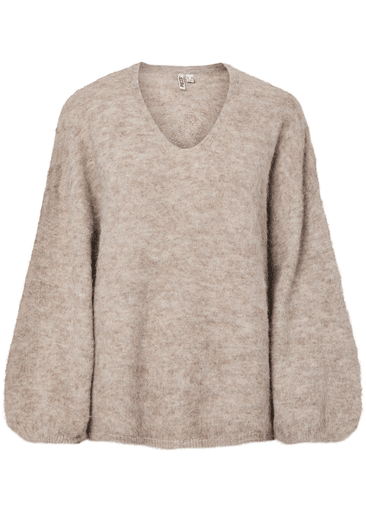 ALLIE LS V-NECK KNIT