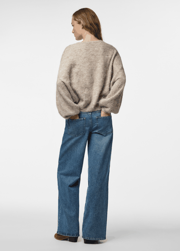 ALLIE LS O-NECK KNIT CARDIGAN
