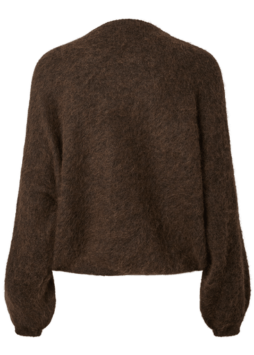 ALLIE LS O-NECK KNIT CARDIGAN