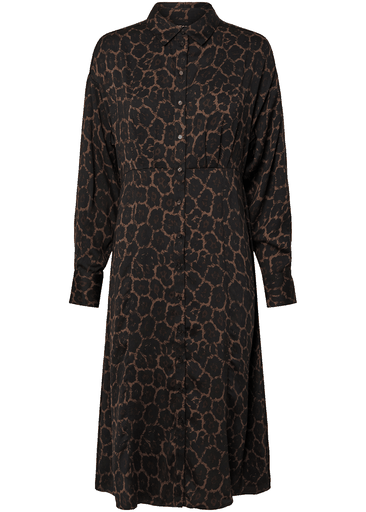 EVIE LS MIDI DRESS