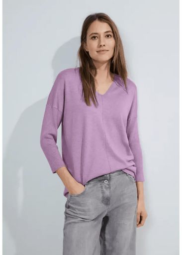 OVERSIZED V-NECK PULLOVER OVERSIZED V-NECK PULLOVER