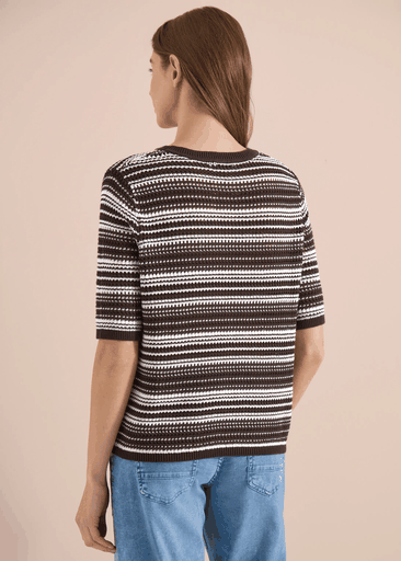 Striped Crochet Shirt