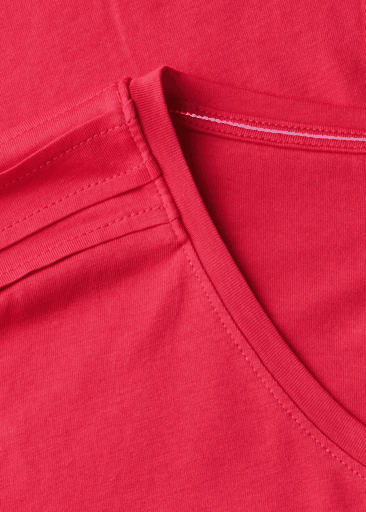 Solid Deco Shoulder Shirt