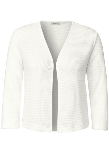Ajour Knit Open Jacket Ajour Knit Open Jacket