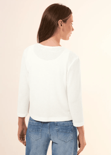 Ajour Knit Open Jacket Ajour Knit Open Jacket