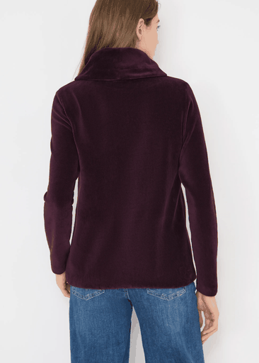 Fine Cord Big Collar T-Shirt
