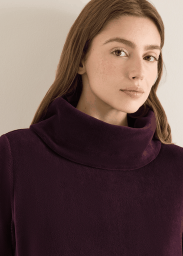 Fine Cord Big Collar T-Shirt